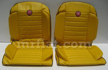 Load image into Gallery viewer, Fiat 600 Abarth Anatomical Yellow Seat Covers Interior Fiat   
