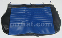 Load image into Gallery viewer, Fiat 500 Blue Anatomical Seat Covers Set Upholstery Fiat
