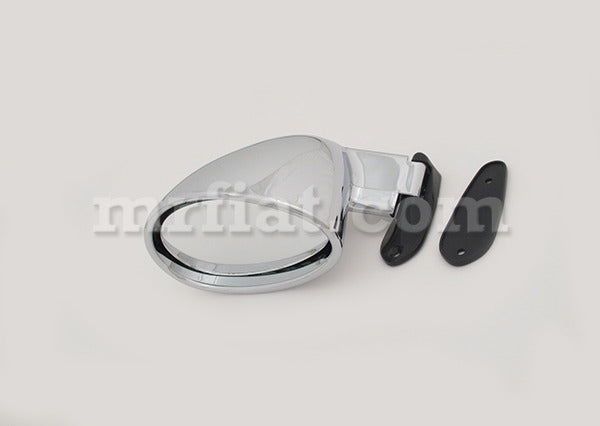 Fiat 500 600 Chrome Vitaloni California Left Side View Mirror Doors Fiat   