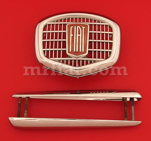 Fiat 500 N/D/F Chromed Metal Emblem Emblems Fiat   