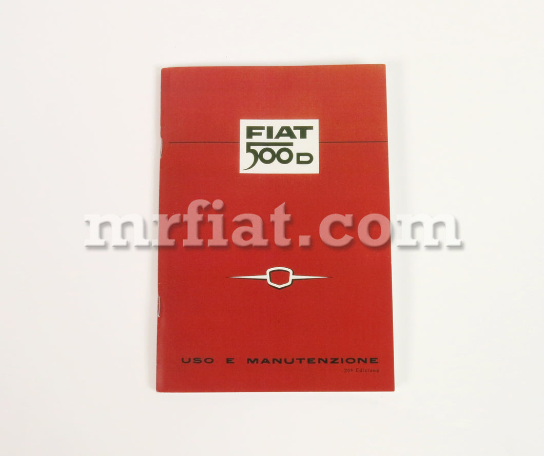 Fiat 500 D Owner's Manual Accessories Fiat   