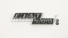 Cargar imagen en el visor de la galería, Fiat 500 Steel Rear Emblem Defective Accessories Fiat   
