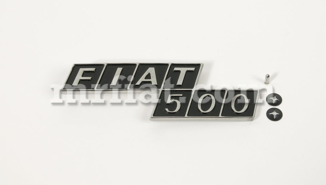 Fiat 500 Steel Rear Emblem Defective Accessories Fiat   