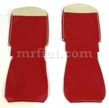 Cargar imagen en el visor de la galería, Fiat 500 F/R Dark Red Seat Covers Upholstery Fiat
