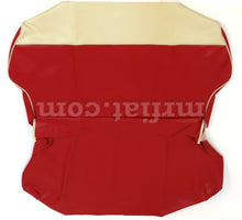 Cargar imagen en el visor de la galería, Fiat 500 F/R Dark Red Seat Covers Upholstery Fiat
