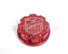 Load image into Gallery viewer, Fiat 500 Giannini Red Aluminum Fuel Tank Cap
