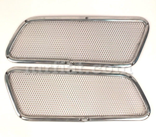 Fiat 500 Giardiniera Aluminium Air Grill Set Glass and Seals Fiat   