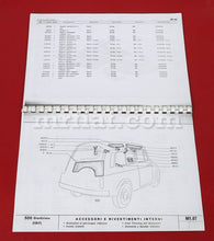 Load image into Gallery viewer, Fiat 500 Giardiniera Body Parts Catalog Accessories Fiat   
