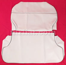 Load image into Gallery viewer, Fiat 500 Giardiniera White Seat Covers Blue Trim
