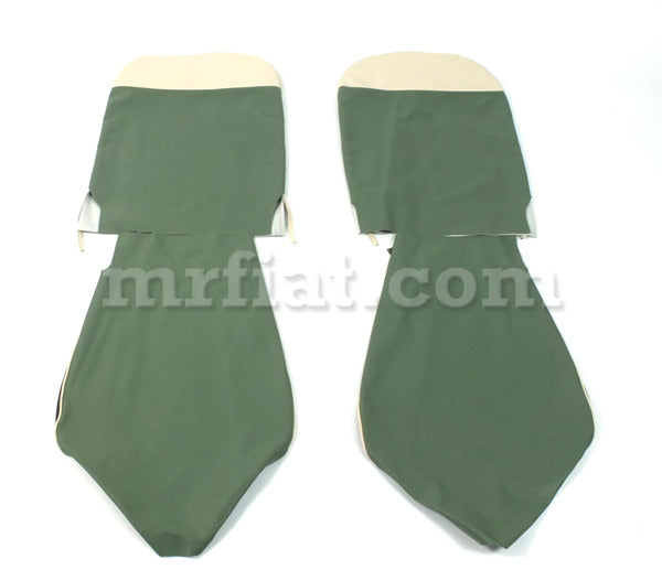 Fiat 500 N/D/F Green Seat Covers Set Upholstery Fiat   