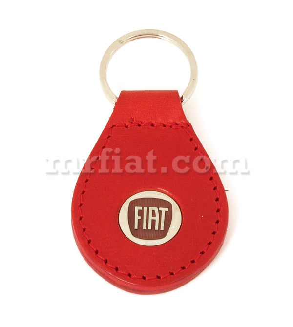 Fiat 500 600 Leather Keychain Accessories Fiat   