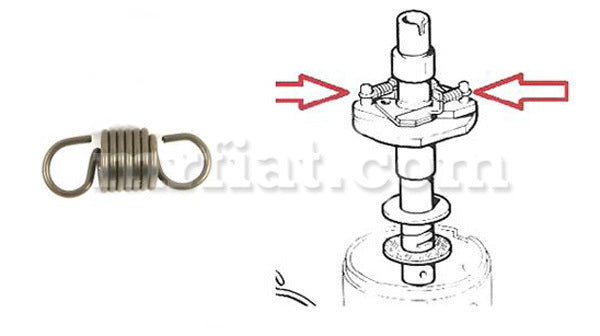 Fiat 500 N/D/F/L Distributor Shaft Spring Electrical and Ignition Fiat   