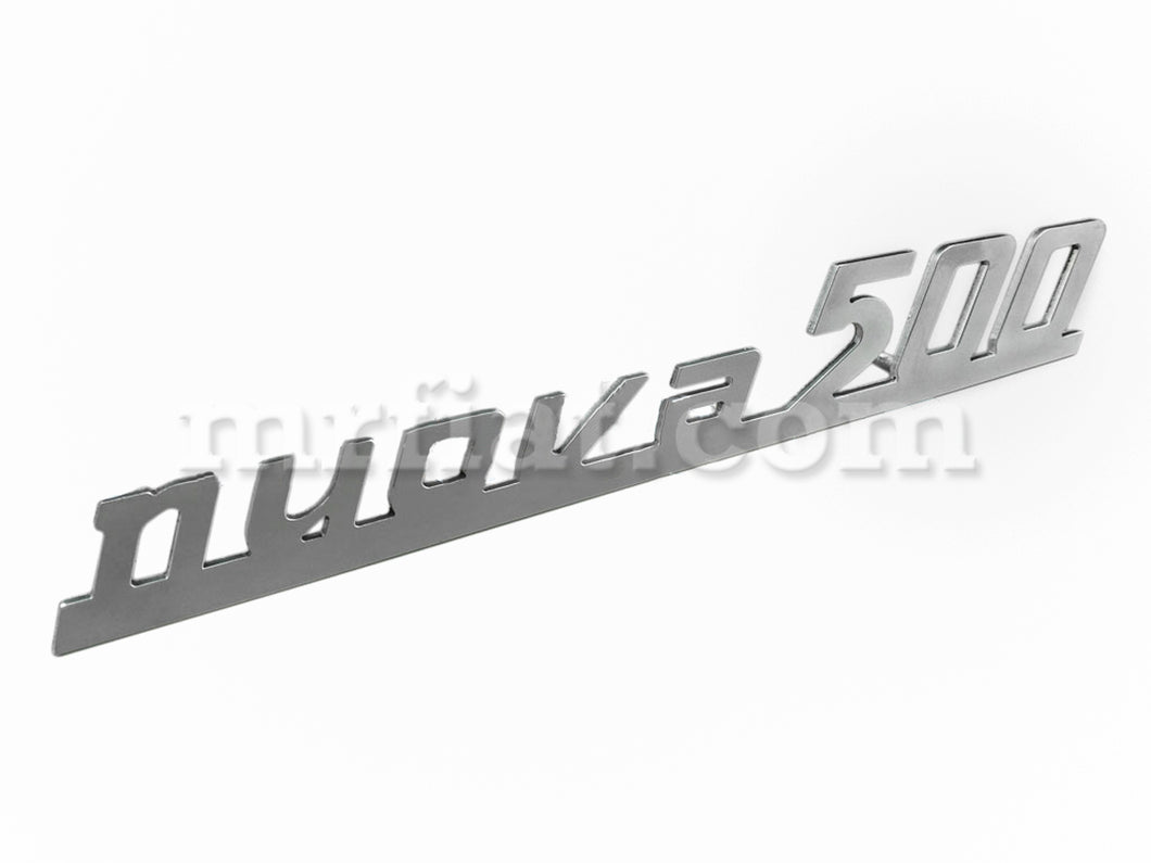 Fiat 500 N/D/F Nuova 500 Aluminum Emblem Emblems Fiat   