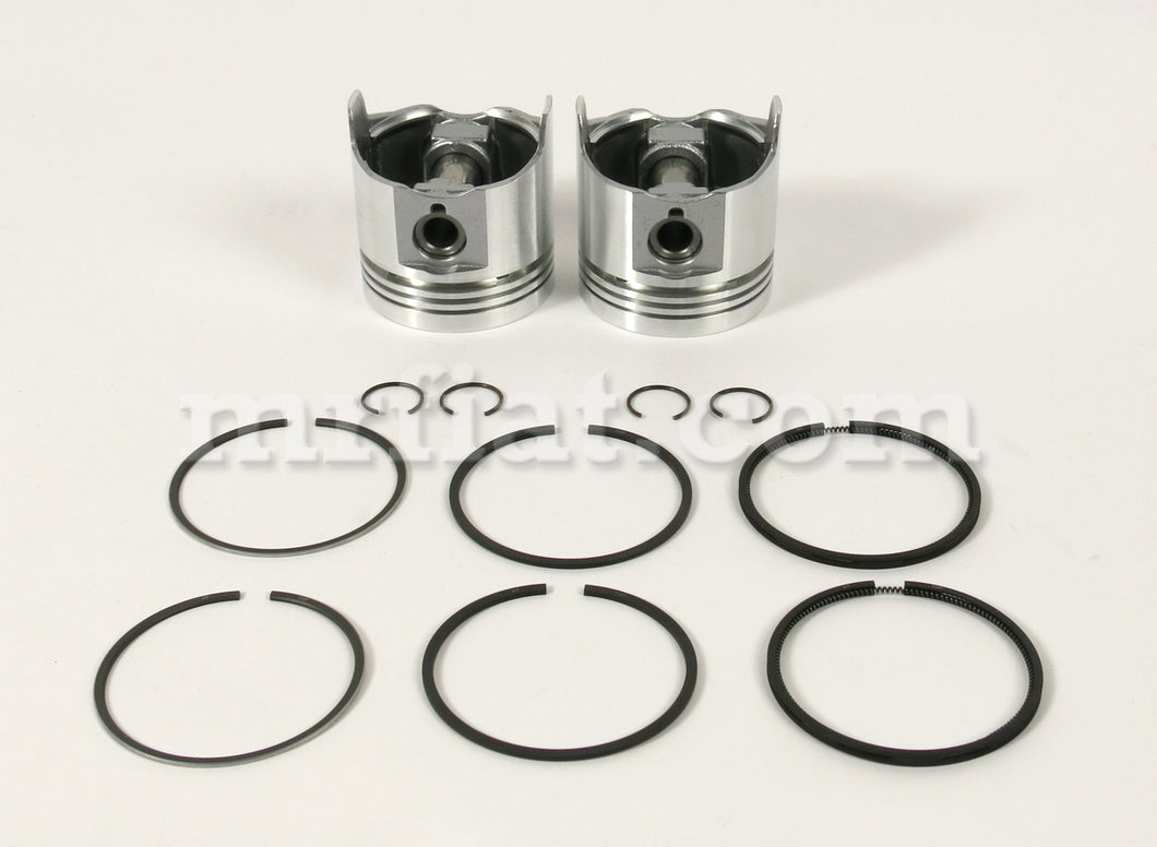 Fiat 500 R 126 650 cc Pistons Set 77.40 Engine Fiat   