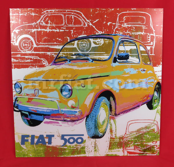 Fiat 500 Acrylic Art Accessories Fiat   