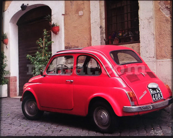 Fiat 500 Un Grande Amore Picture 20 x 16