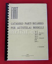 Load image into Gallery viewer, Fiat 508 C Coloniale MM L 1100 L Parts Catalog Accessories Fiat   
