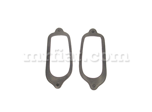 Fiat 600 1st Series Rear Lens Gasket Set Lights Fiat   