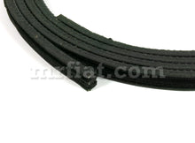 Cargar imagen en el visor de la galería, Fiat 600 1st Series Sliding Front Window Channel Set Glass and Seals Fiat   
