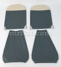 Cargar imagen en el visor de la galería, Fiat 600 Blue Seat Covers Set Interior Fiat
