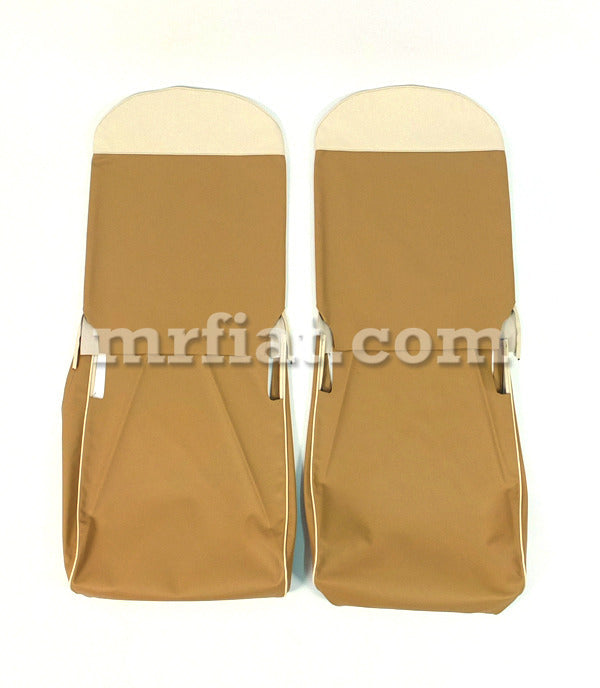 Fiat 600 Brown Seat Covers Set Interior Fiat   