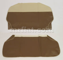 Load image into Gallery viewer, Fiat 600 Dark Brown Seat Covers Set Interior Fiat   
