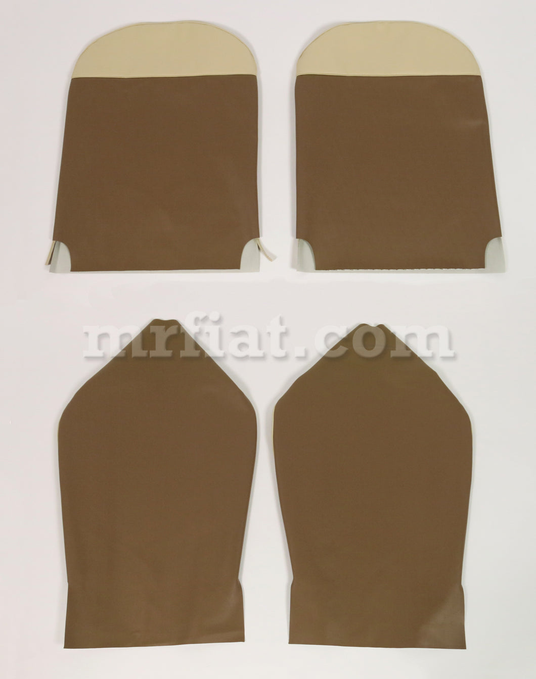 Fiat 600 Dark Brown Seat Covers Set Interior Fiat   