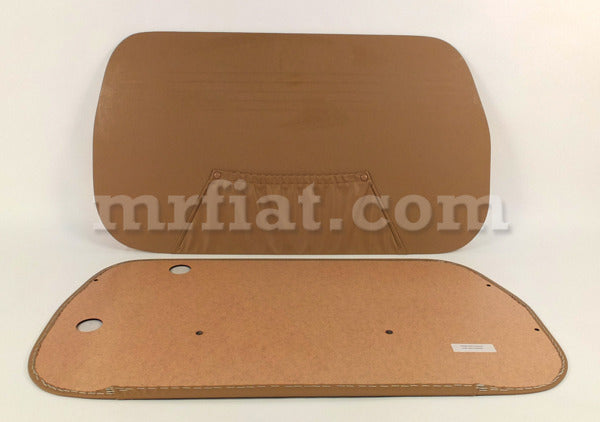 Fiat 600 D Dark Beige Front Door Panel Set 1965-70 Interior Fiat   