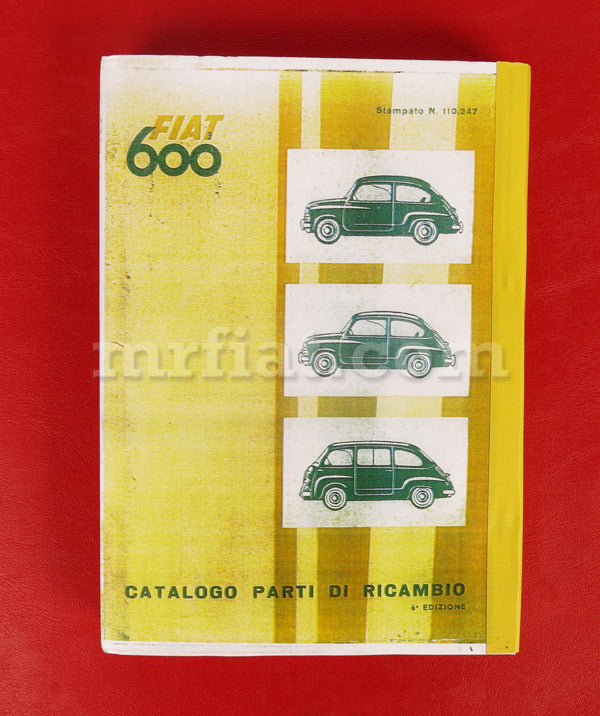 Fiat 600 Italian Parts Catalog Accessories Fiat   