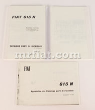 Cargar imagen en el visor de la galería, Fiat 615 N Parts Catalog Accessories Fiat   
