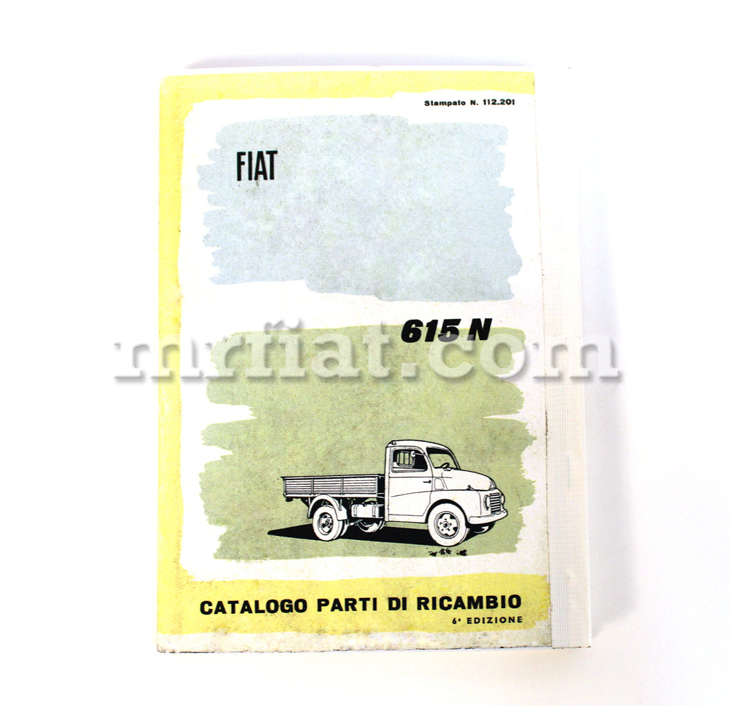 Fiat 615 N Parts Catalog Accessories Fiat   