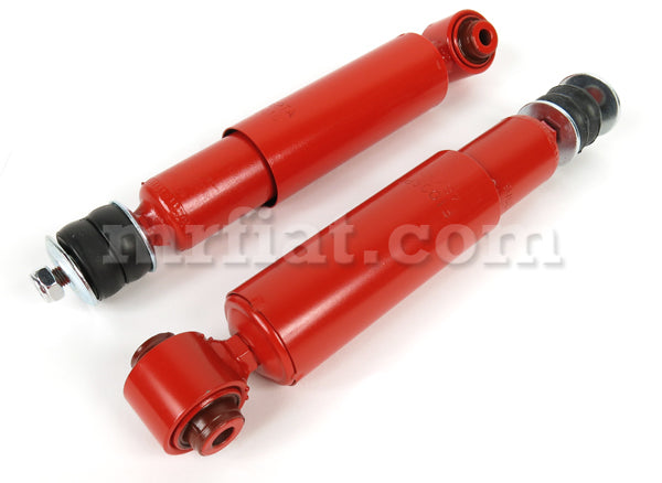 Fiat 850 Red Front Sport Shock Absorber Set Suspension Fiat   