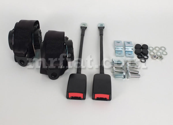 Fiat 850 124 Spider Retractable Seat belt Set Interior Fiat   