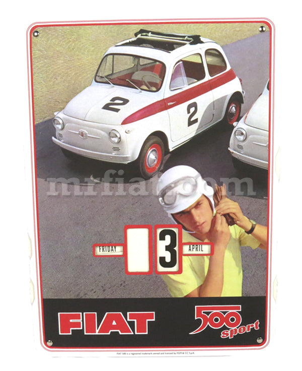 Fiat 500 Perpetual Sport Calendar English Accessories Fiat   