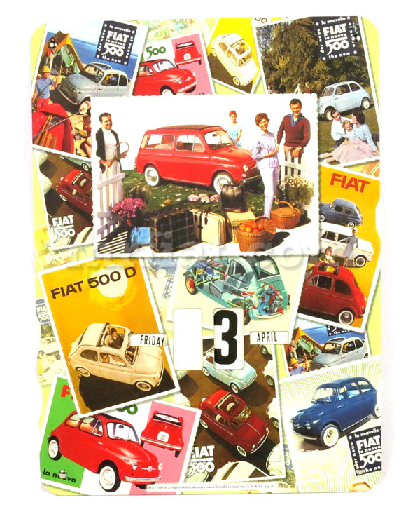 Fiat 500 Perpetual Mix Calendar English Accessories Fiat   