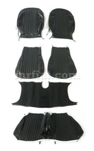 Load image into Gallery viewer, Fiat Dino Spider 2000 1st Series Complete Black Seat Cover Set 1967-69

