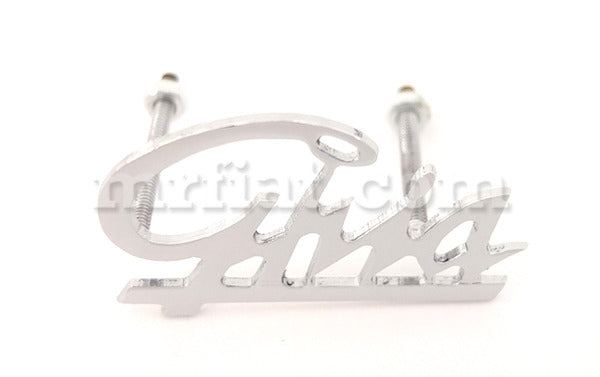 Fiat 1500 Ghia Chrome Script 35x20 mm Emblems Fiat   