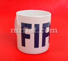 Cargar imagen en el visor de la galería, Fiat 500 White Mug Blue Fiat Accessories Fiat   
