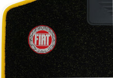 Load image into Gallery viewer, Fiat 500 600 Yellow Floor Mat Set Interior Fiat   
