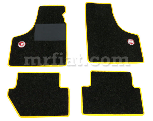 Fiat 500 600 Yellow Floor Mat Set Interior Fiat   