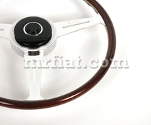 Cargar imagen en el visor de la galería, Porsche 356 A,B,CNardi Complete Mahogany Wood Flat Steering Wheel W/Horn Steering Wheels Porsche
