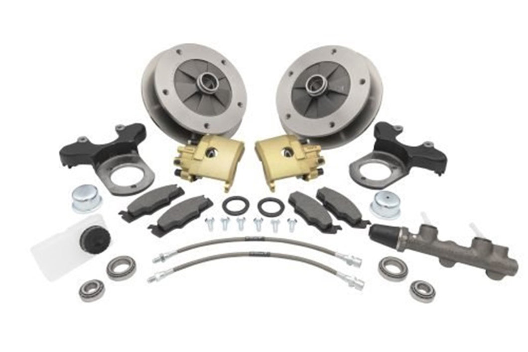 Volkswagen Beetle 1967-77 Front Disc Brakes Set Brakes Volkswagen   