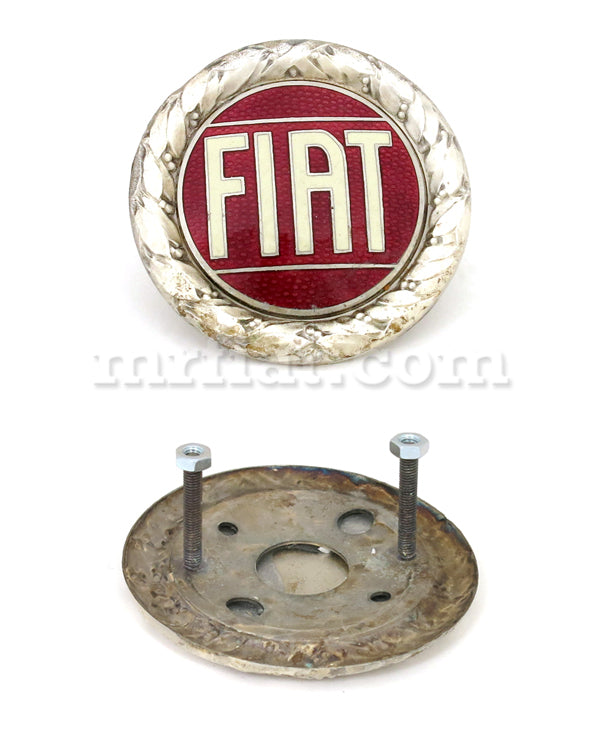 Fiat Hood Emblem Red Emblems Fiat   