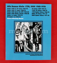 Load image into Gallery viewer, Alfa Romeo Giulia 1750 2000 Owners Shop Manual English 1962-1978 Engine Alfa Romeo   
