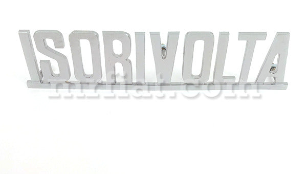 Iso Rivolta Chrome Script 135x32 mm Emblems Iso   