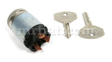 Cargar imagen en el visor de la galería, Fiat 500 N/D/F Key Ignition Switch SIPEA Flat Connectors 1965-1975 Electrical and Ignition Fiat   
