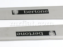 Load image into Gallery viewer, Lamborghini Miura Door Sill Bertone Stainless Steel Set Doors Lamborghini   
