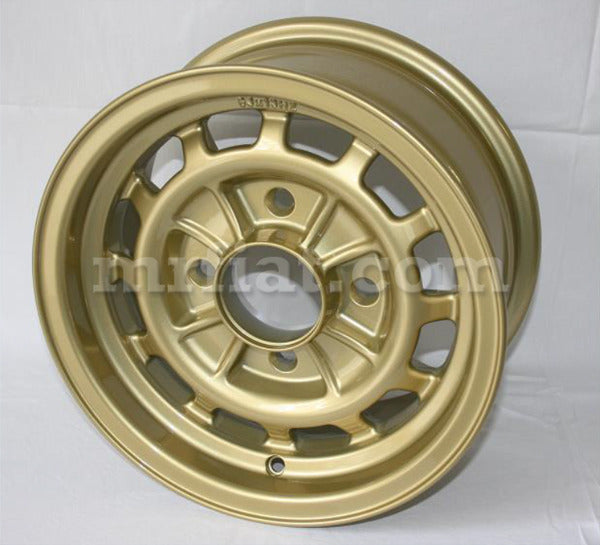 Lancia Fulvia Coupe Series 1 Gold Alloy Campy Wheel 6x13 Reproduction Rims Lancia   