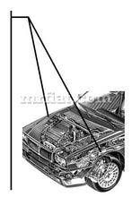 Load image into Gallery viewer, Lancia Delta Evo Integrale ABS Front Cable Support Brakes Lancia
