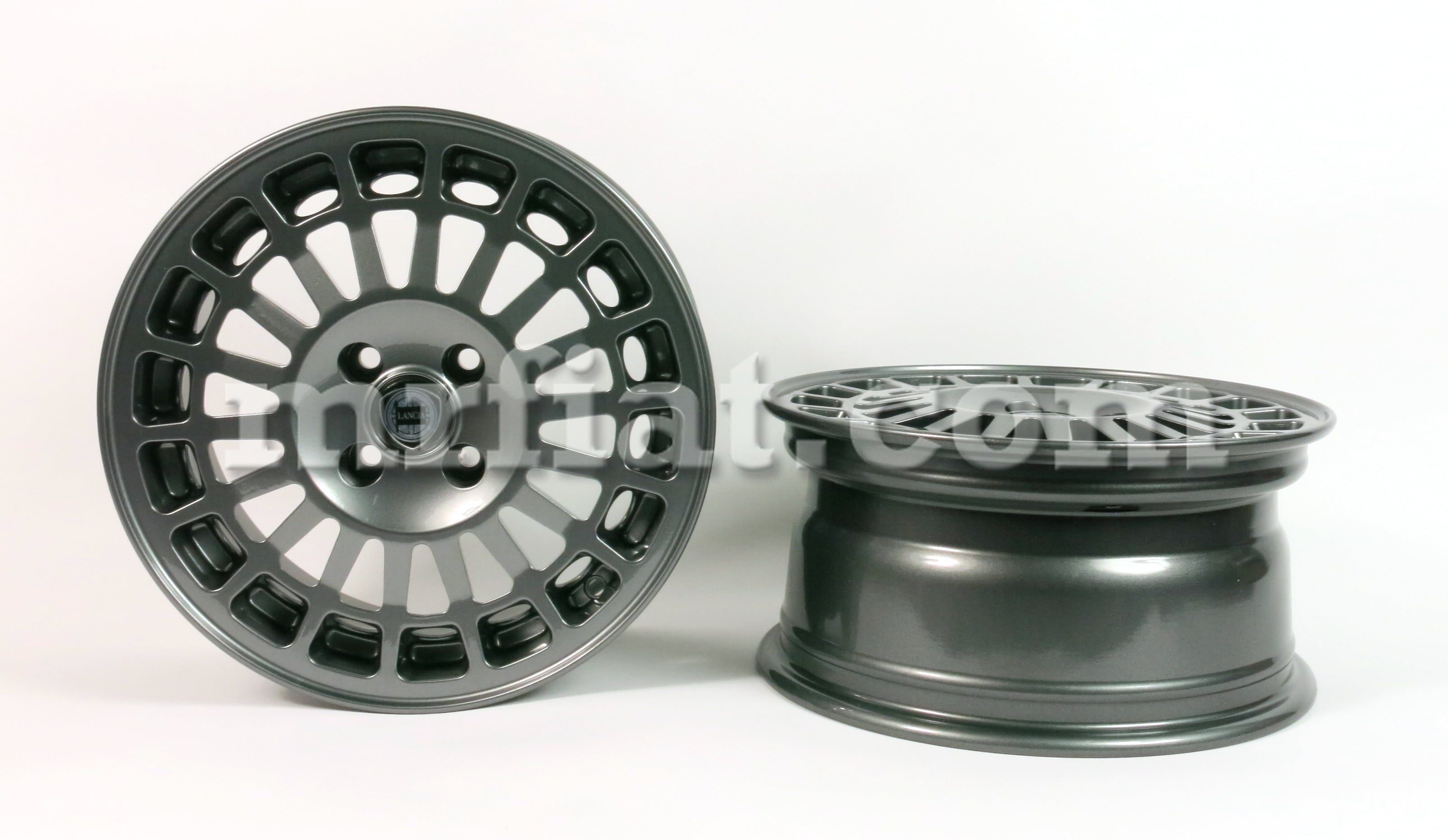 Lancia Delta Montecarlo HF Integrale 7 x 15 4x98 Silver Replica Wheel ...